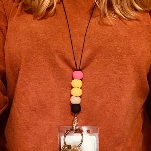 Pencil Bead Teacher Lanyard